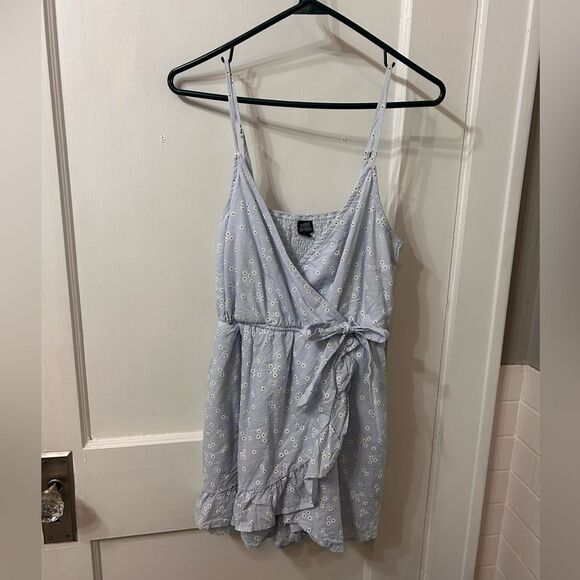 wild fable Pants - Wild Fable Blue Floral Romper